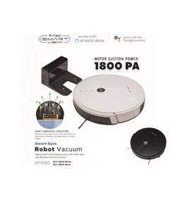 V-tac smart robotporszívó/felmosó fekete színben